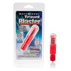 Introducing the PleasureMax Waterproof Travel Blaster Red Vibrator - A Compact Pleasure Companion for On-the-Go Excitement in a Bold Crimson Hue - Adult Naughty Store