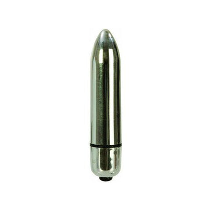 California Exotics High Intensity Bullet Silver Vibrating Bullet - Model HI-1234 - For Intense Pleasure and Stimulation - Gender Neutral - Waterproof - Adult Naughty Store