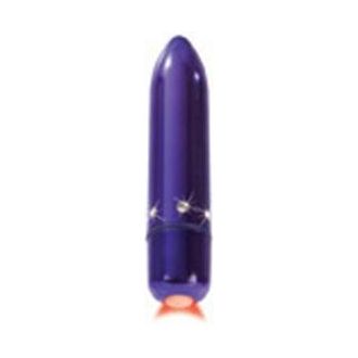 Introducing the Crystal High Intensity Bullet Purple - The Ultimate Pleasure Companion for Unparalleled Intensity and Elegance - Adult Naughty Store