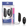 Introducing the Luxe Pleasure Silicone Remote Ridged G Vibrator Black - Model LP-GRV-001B: Unleash Your Sensual Desires with Discreet Remote Control Pleasure for All Genders and Mind-Blowing  - Adult Naughty Store