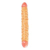 Introducing the Life-Like Dongs Ivory Veined Double Dildo Model 12VD-IV - Unisex Pleasure Toy for Intense Satisfaction