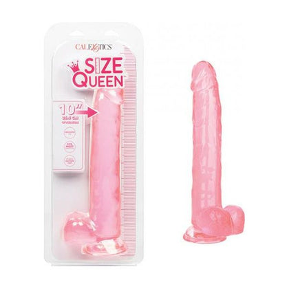 California Exotic Novelties Size Queen 10in Pink Realistic Dildo - Model SQ-10 - For the Ultimate Pleasure Experience