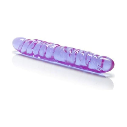 California Exotic Novelties Reflective Gel Veined Double Dong 12 inches Purple - Unleash Pleasure with the Lavender Jelly Double Dong