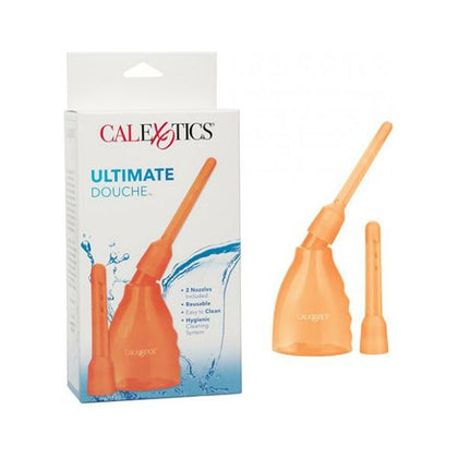 California Exotic Novelties Ultimate Douche Orange - Model UD-2021 - Unisex Anal Cleansing System