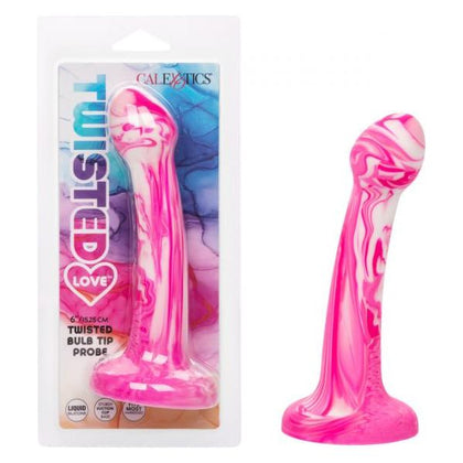 California Exotic Novelties Twisted Love Twisted Bulb Tip Probe SE-0392-70-2 - Pink - Luxury Liquid Silicone Anal Toy for Heightened Pleasure