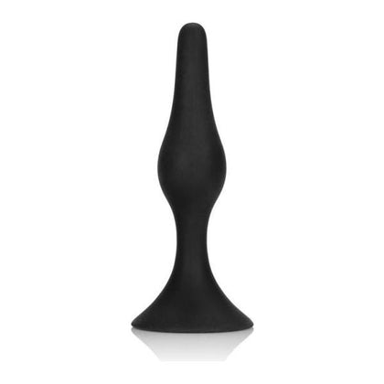 Cal Exotics Booty Call Booty Starter Black Silicone Butt Plug - Model BC-001 - Unisex Anal Pleasure Toy