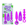 Introducing the Booty Call Booty Vibro Kit Pink: Premium Silicone Probes with Removable Stimulator - Adult Naughty Store