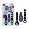 Introducing the Booty Call Booty Vibro Kit - Black: Premium Silicone Probes with Removable Stimulator