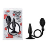 Booty Call Booty Pumper Small Black Inflatable Plug - Model BCP-1001 - Unisex Anal Pleasure - Intense Satisfaction - Onyx Black - Adult Naughty Store