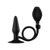 Booty Call Booty Pumper Small Black Inflatable Plug - Model BCP-1001 - Unisex Anal Pleasure - Intense Satisfaction - Onyx Black - Adult Naughty Store