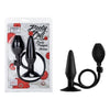 Booty Call Booty Pumper Medium Black Inflatable Plug - Premium Silicone Anal Pleasure for All Genders - Adult Naughty Store