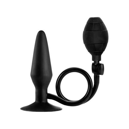 Booty Call Booty Pumper Medium Black Inflatable Plug - Premium Silicone Anal Pleasure for All Genders - Adult Naughty Store