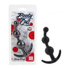 California Exotic Novelties Booty Call Booty Beads Black - Premium Silicone Anal Beads for Sensual Pleasure