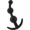 California Exotic Novelties Booty Call Booty Beads Black - Premium Silicone Anal Beads for Sensual Pleasure