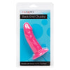 Cal Exotics Back End Chubby Pink Realistic Dong - Model BEC-001 - Gender-Neutral Anal Stimulation Sex Toy in Sensual Pink