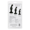 California Exotic Novelties Silicone Anal Ripple Kit - SE-0410-25-2 - Unisex Pleasure Toys for Anal Stimulation - Black