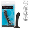 California Exotic Novelties Silicone Curved Anal Stud SE-0416-15-2 for Men and Women - Black Pleasure Toy - Adult Naughty Store