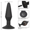 Cal Exotics Large Silicone Inflatable Plug - Model X1 - Unisex Anal Pleasure Toy - Black
