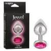 California Exotic Novelties Jewel Large Rose Plug SE-0438-10-3 Women's Rose Pink Anal Plug - Adult Naughty Store