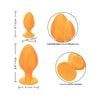 California Exotic Novelties Cheeky Probe Orange - Model CP-101: Unisex Anal Pleasure Toy - Adult Naughty Store