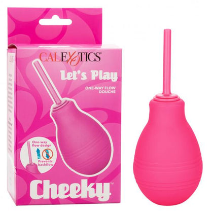 California Exotic Novelties Cheeky One Way Flow Anal Douche SE-0444-10-3 | Unisex | Anal Hygiene | Pink