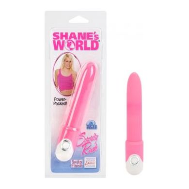 Shane's World Sorority Rush Vibe - Satin Finish Massager with 3 Speeds of Vibration - Model SW-SRV001 - For Women - Clitoral Stimulation - Pink - Adult Naughty Store