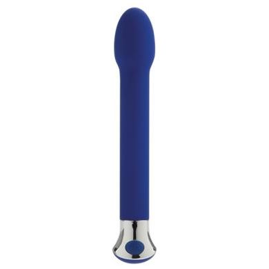 California Exotic Novelties 10 Function Risque Tulip Vibrator Blue - Intense Pleasure for Women