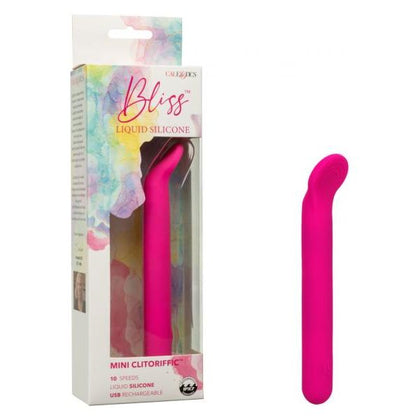 California Exotic Novelties Bliss Mini Clitoriffic Liquid Silicone Pink Vibrator - SE-0569-15-3 - Women's Clitoral Stimulator