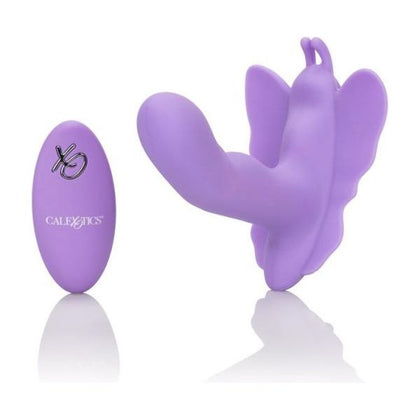 SensaSilk Venus Butterfly Remote Rocking Penis Purple Vibrator