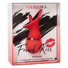 California Exotic Novelties French Kiss Seducer Compact Hand Held Vibrator - Model FK-200 - For Women - Clitoral Arouser - Red