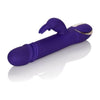 Introducing the Luxurious Jack Rabbit Signature Silicone Thrusting Rabbit Vibrator - Model JRS-500X: A Powerful Pleasure Companion for Women, Delivering Sensational Stimulation in Purple