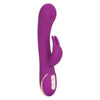 California Exotic Novelties Jack Rabbit Signature Silicone Thumping Rabbit Vibrator - Model XR-4567 - For Women - Dual Stimulation - Purple - Adult Naughty Store