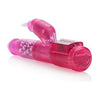 Introducing the Sensational PleasureCo My First Jack Rabbit Pink Vibrator - Model JRV-001: A Beginner's Delight for Unforgettable Pleasure! - Adult Naughty Store