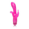 California Exotic Novelties Triple Tease Pink Vibrator - Model TT-532: 3-Way Flexible Pleasure for Women