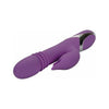 California Exotic Novelties Enchanted Kisser Purple Rabbit Style Vibrator - Model EK-5001 - For Women - G-Spot and Clitoral Stimulation