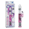 California Exotic Novelties Thrusting Orgasm Bunny Vibe - Model T-OB-001 - Pink - For Women - Dual Motor Thrusting Rabbit Vibrator - Adult Naughty Store