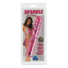 Sparkle Softees Swirl Waterproof 3-Speed Glittered Massager - Model SE0722-16 - Female Pleasure - Pink