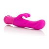 Posh Silicone Double Dancer Pink Vibrator - Luxurious Dual Massager for Women, Clitoral and G-Spot Stimulation - Model DD-3001 - Pink