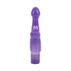 California Exotic Novelties Original Bunny Kiss Purple Vibrator - Dual Stimulating G-Spot and Clitoral Massager (Model: BK-1001) - Women's Pleasure Toy - Adult Naughty Store