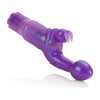 California Exotic Novelties Original Bunny Kiss Purple Vibrator - Dual Stimulating G-Spot and Clitoral Massager (Model: BK-1001) - Women's Pleasure Toy - Adult Naughty Store