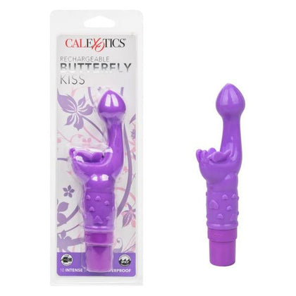 California Exotic Novelties Rechargeable Butterfly Kiss Purple G-Spot and Clitoral Vibrator - Model 2023.S - Adult Naughty Store