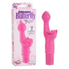 California Exotic Novelties Silicone Butterfly Kiss Pink Vibrator - Model SBK-001: Intensify Your Pleasure with this Sensual G-Spot and Clitoral Stimulator - Adult Naughty Store