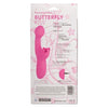 California Exotic Novelties Rechargeable Butterfly Kiss Pink Vibrator - Model RK-10, Women's Pleasure Toy - Adult Naughty Store