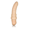 Power Stud Curvy Beige Vibrating Dildo - The Ultimate Pleasure Companion for Intense Satisfaction - Adult Naughty Store