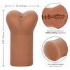 California Exotic Novelties Cheap Thrills The Mechanic Tight Ass Stroker - Model CTM-001 - Male Masturbation Toy for Intense Anal Pleasure - Brown - Adult Naughty Store