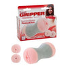 California Exotic Novelties Travel Gripper Dual Density Pussy & Ass Masturbator - Model TG-2001 - Unisex - Intense Stimulation - Flesh - Adult Naughty Store