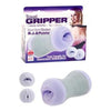 California Exotic Novelties Travel Gripper BJ & Pussy Travel Sized Stroker - Model TGS-001 - Male Masturbation Device for Dual Pleasure - Realistic Feel - Ribbed Suction Chambers - Maximum Gr - Adult Naughty Store