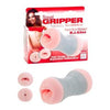 California Exotic Novelties Travel Gripper Travel Sized Stroker B.J. & Ass - Dual Density Male Masturbation Device for Ultimate Stroking Action - Model TGS-001 - For Men - Intense Pleasure fo - Adult Naughty Store