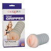 California Exotic Novelties Ribbed Gripper Tight Pussy Ivory Beige Stroker - Model XR-2021 - Male Masturbation Toy for Intense Pleasure - Realistic Dual Density Pure Skin Material - Waterproo - Adult Naughty Store