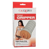 California Exotic Novelties Ribbed Gripper Tight Pussy Brown Stroker - Model RGTP-001 - Male Masturbation Toy for Intense Pleasure - Adult Naughty Store